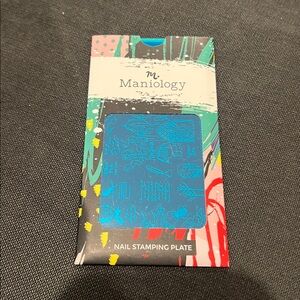 Maniology nail‎ art stamping plate M064 Edgar Allan Poe